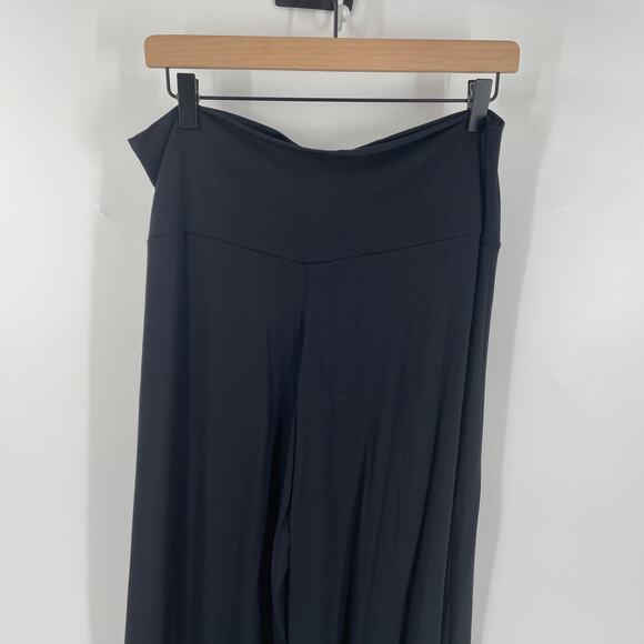 AnaOno NWT Abby Lounge Pants Black Modal Blend Soft Wide Leg Comfort Sz XXL - Picture 7 of 11